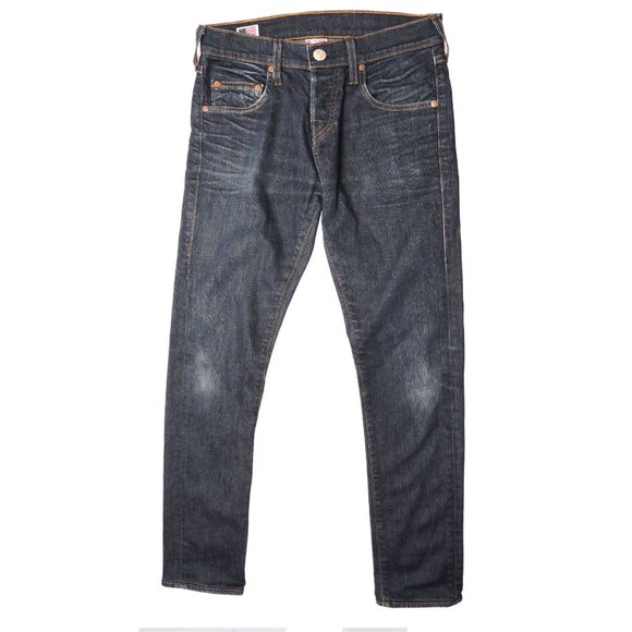 True Religion Rocco Dark Wash Slim Fit Jeans Men's Sz 28  Made in USA - Picture 2 of 13